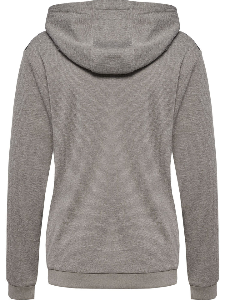 Hummel hmlAUTHENTIC PL ZIP HOODIE WOMAN - grey melange