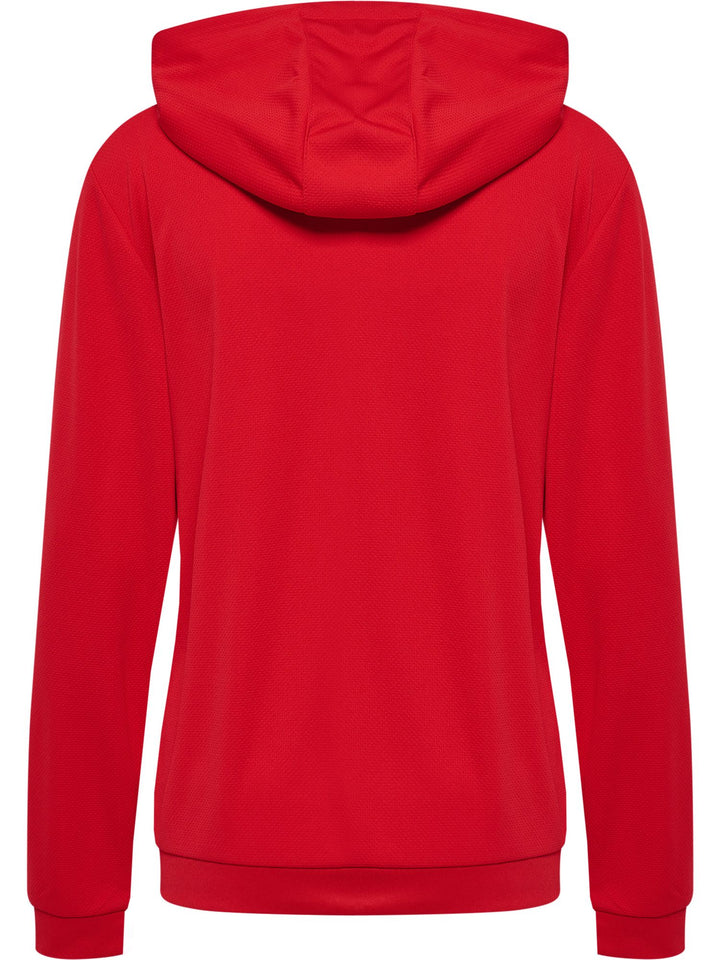 Hummel hmlAUTHENTIC PL ZIP HOODIE WOMAN - true red
