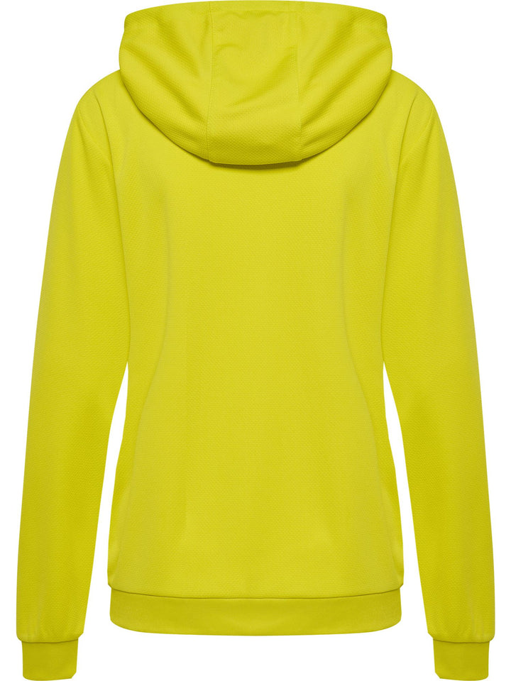 Hummel hmlAUTHENTIC PL ZIP HOODIE WOMAN - blazing yellow