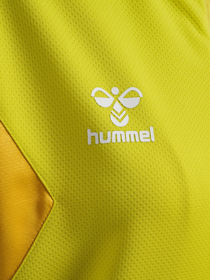 Hummel hmlAUTHENTIC PL ZIP HOODIE WOMAN - blazing yellow