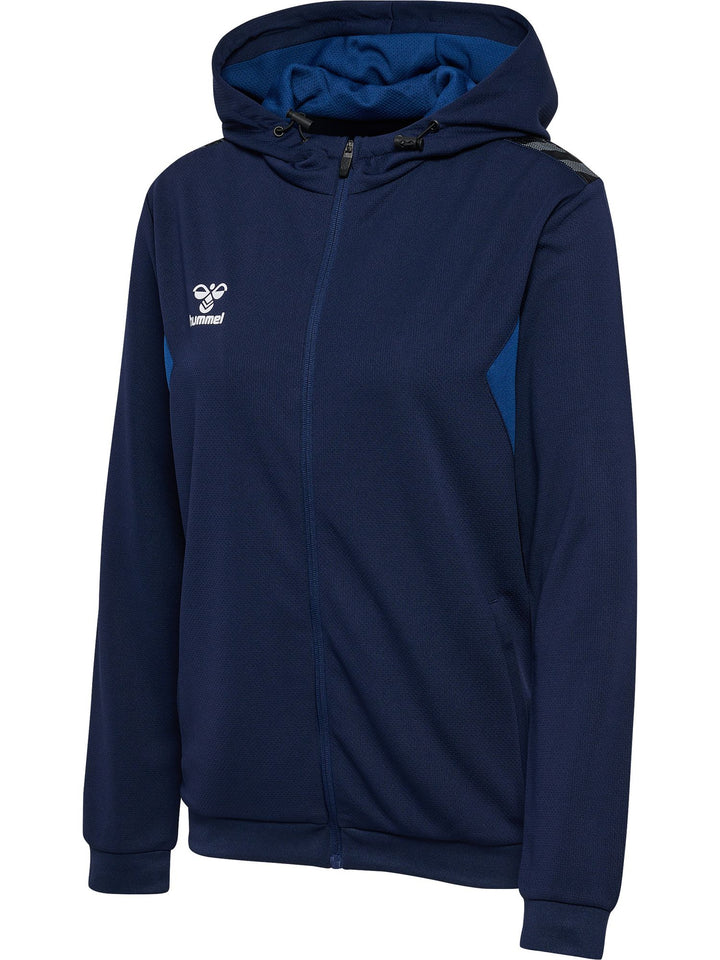 Hummel hmlAUTHENTIC PL ZIP HOODIE WOMAN - marine