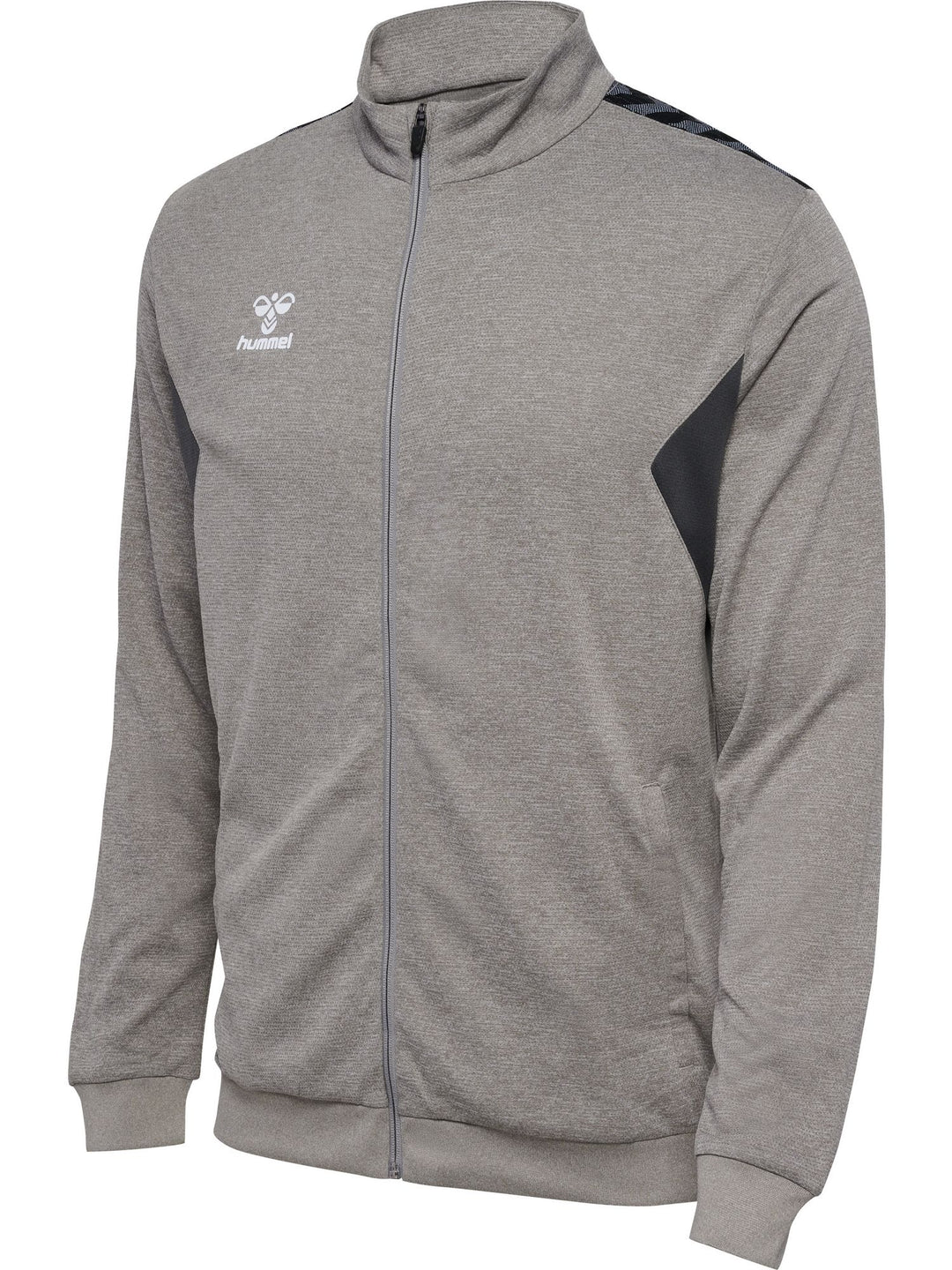 Hummel hmlAUTHENTIC PL ZIP JACKET - grey melange