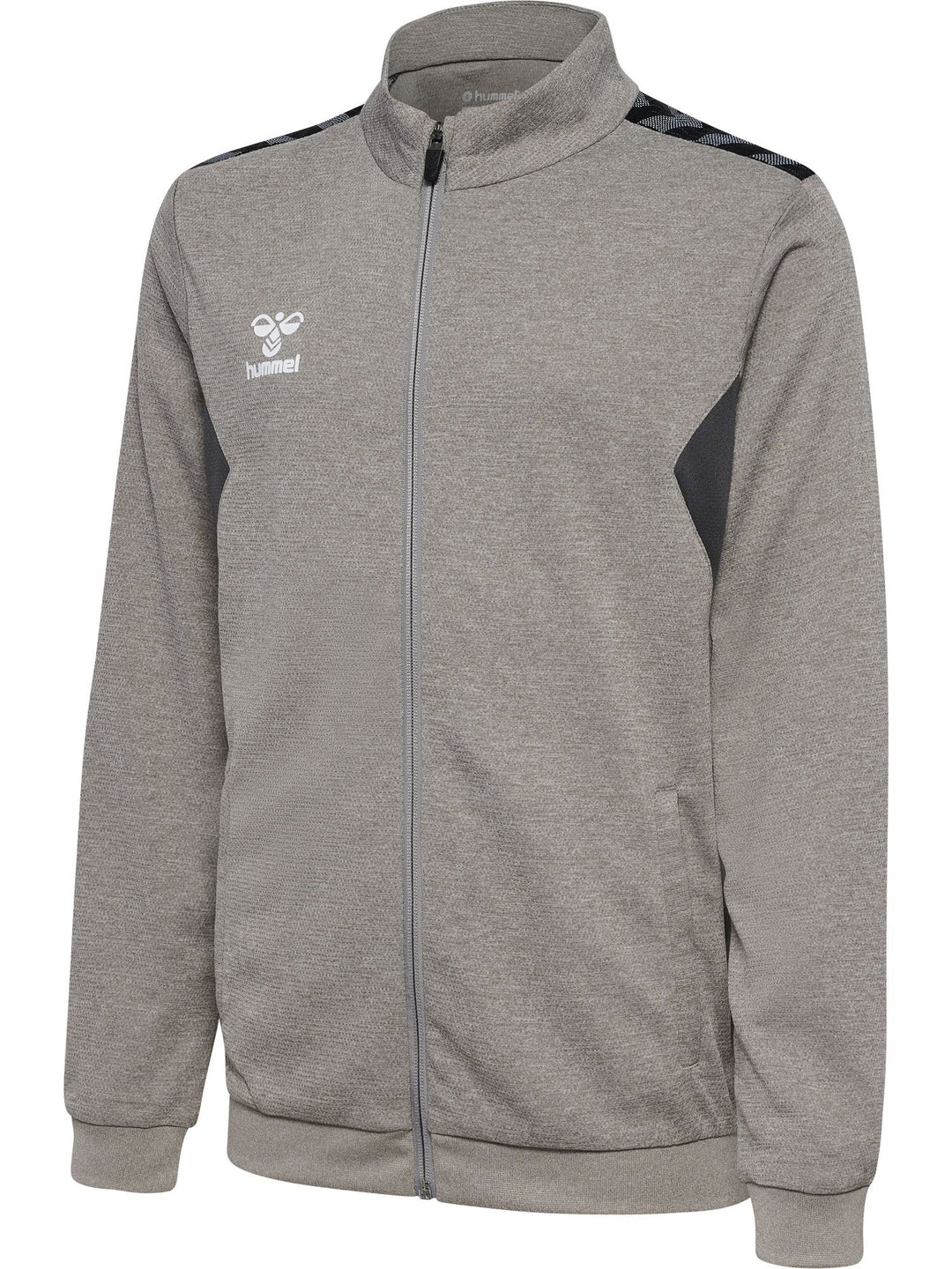 Hummel hmlAUTHENTIC PL ZIP JACKET KIDS - grey melange