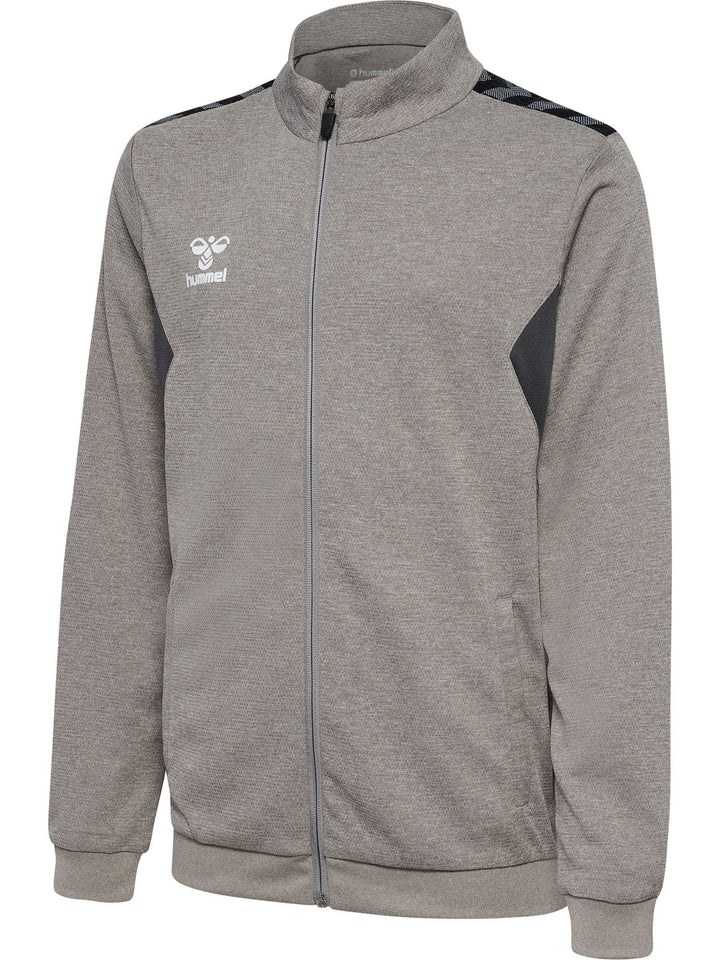 Hummel hmlAUTHENTIC PL ZIP JACKET KIDS - grey melange
