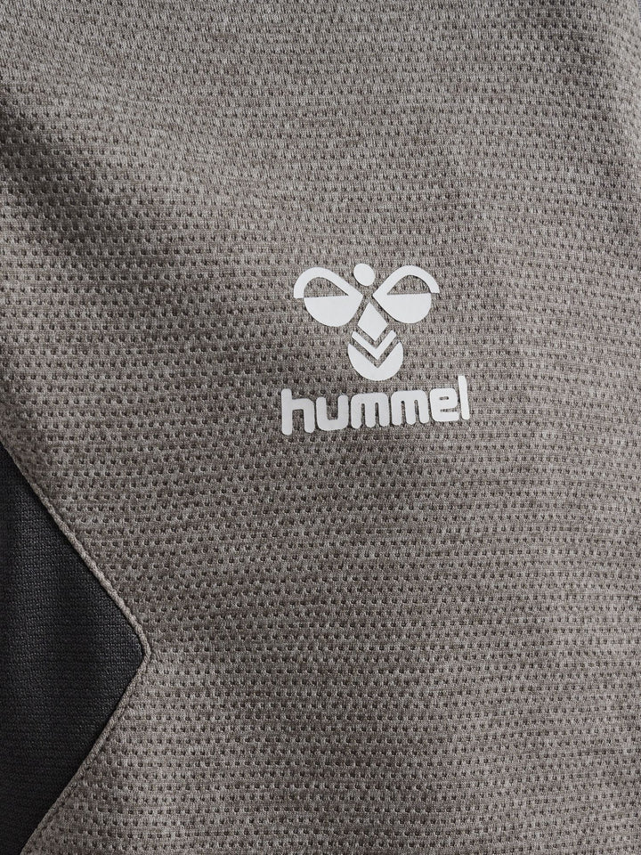 Hummel hmlAUTHENTIC PL ZIP JACKET KIDS - grey melange