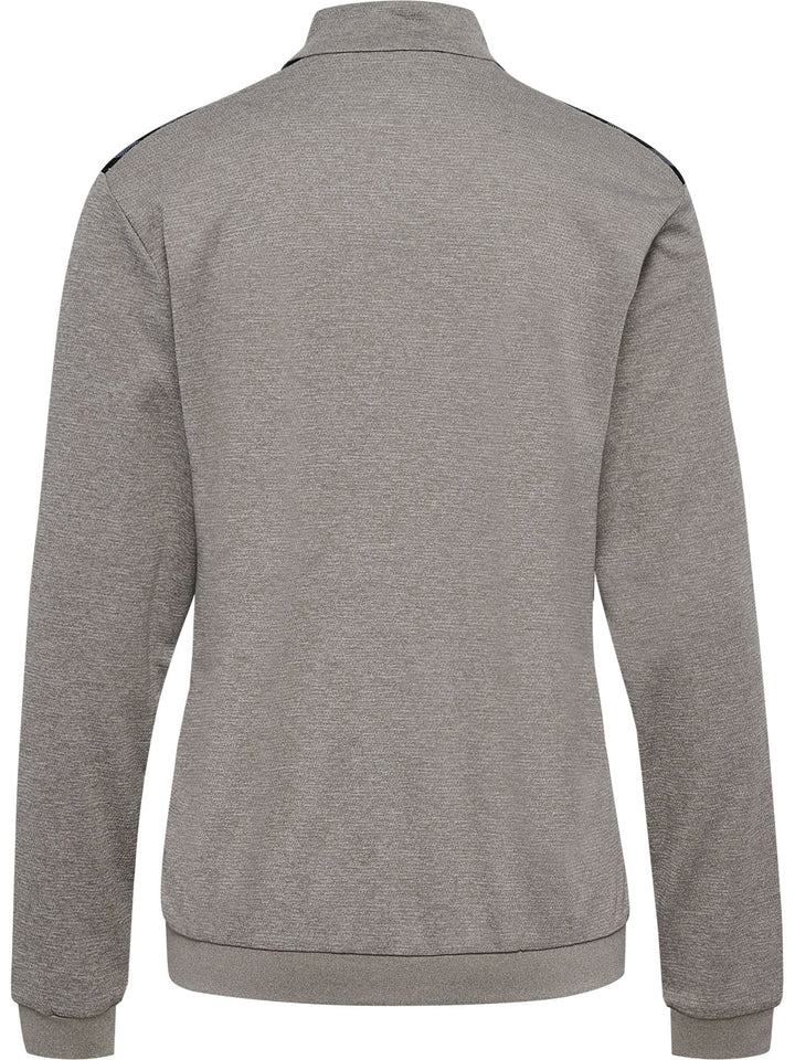 Hummel hmlAUTHENTIC PL ZIP JACKET WOMAN - grey melange