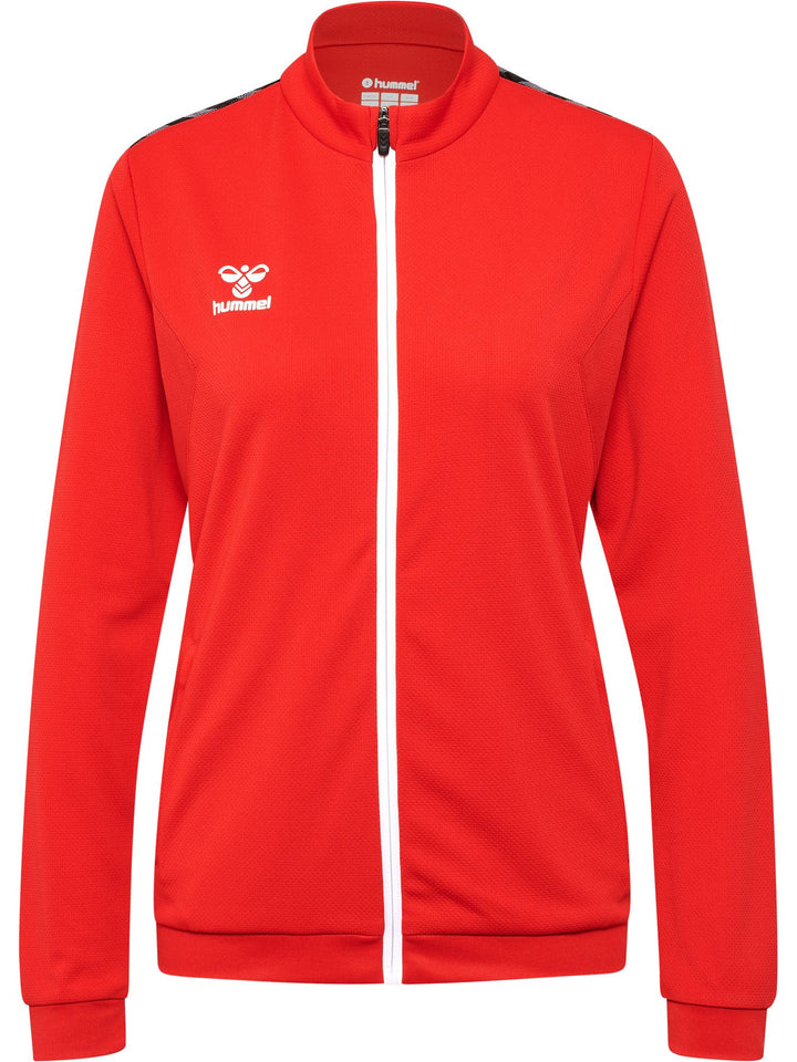 Hummel hmlAUTHENTIC PL ZIP JACKET WOMAN - true red