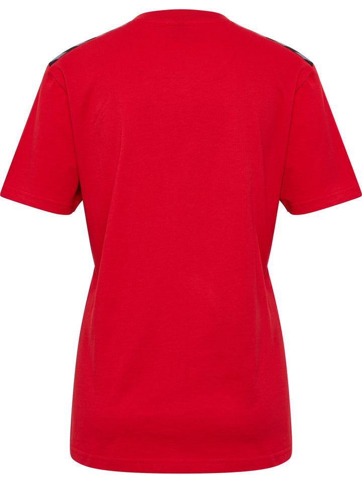 Hummel hmlAUTHENTIC CO T-SHIRT S/S WOMAN - TRUE RED