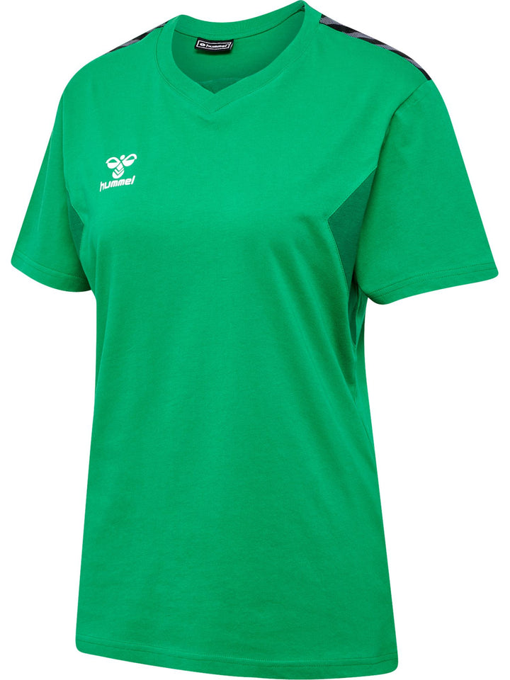 Hummel hmlAUTHENTIC CO T-SHIRT S/S WOMAN - jelly bean