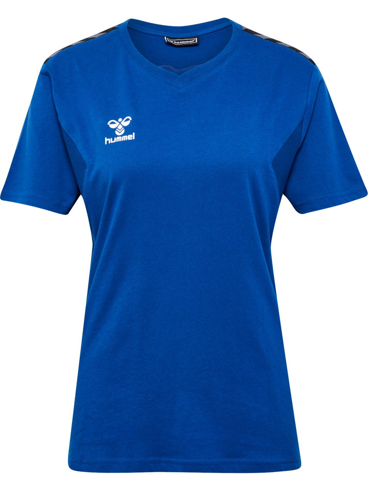 Hummel hmlAUTHENTIC CO T-SHIRT S/S WOMAN - true blue