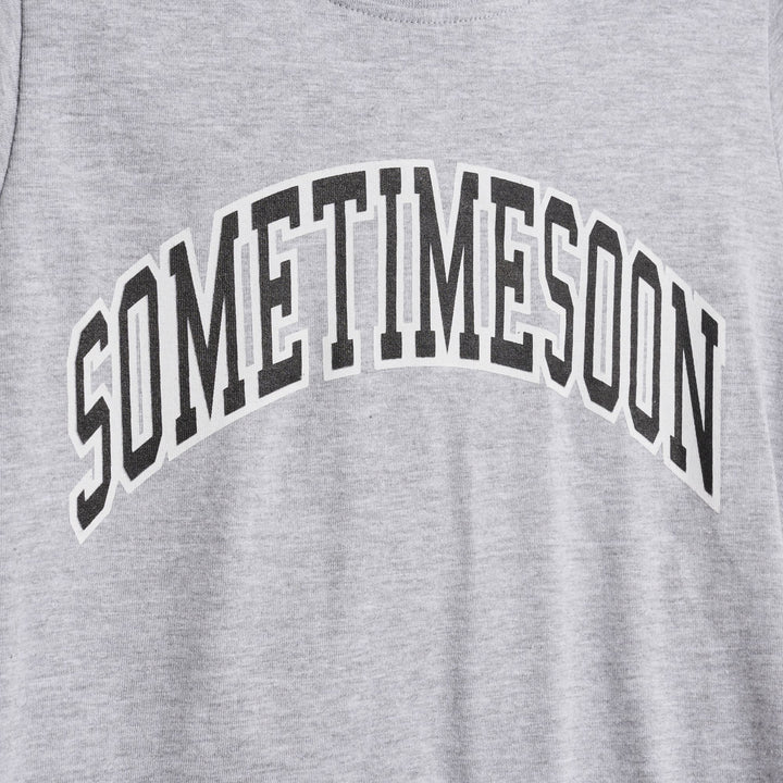 Hummel stsOCEAN T-SHIRT S/S - GREY MELANGE - 140 - grey melange