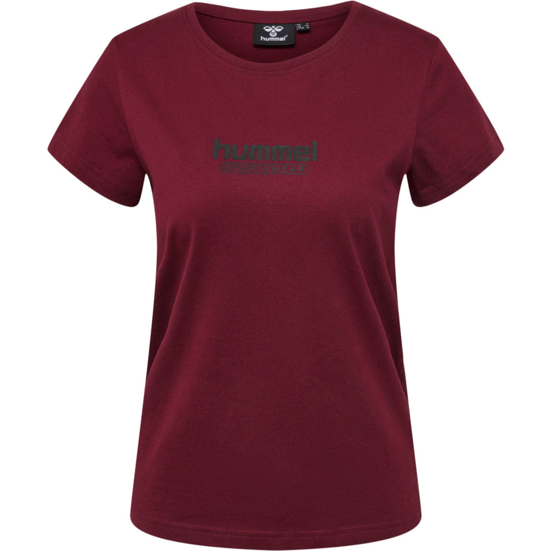 Hummel hmlBOOSTER WOMAN T-SHIRT - cabernet