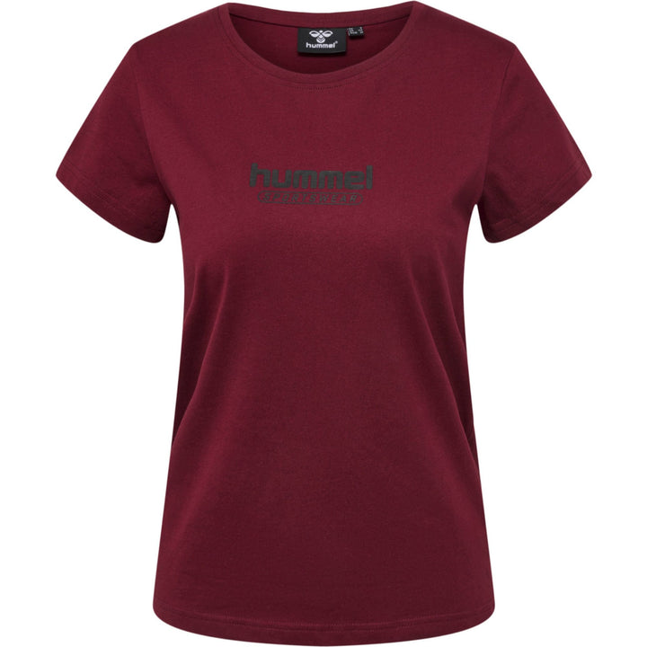 Hummel hmlBOOSTER WOMAN T-SHIRT - cabernet