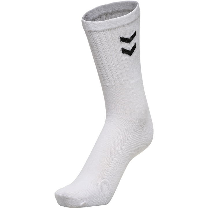 Hummel Basic Socken Socks 3-Pack - Sportsocken, Tennissocken - weiß