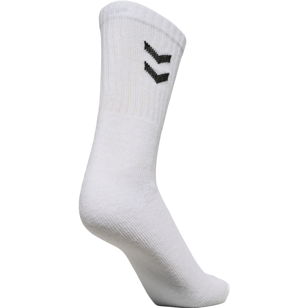Hummel Basic Socken Socks 3-Pack - Sportsocken, Tennissocken - weiß