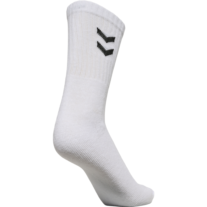 Hummel Basic Socken Socks 3-Pack - Sportsocken, Tennissocken - weiß