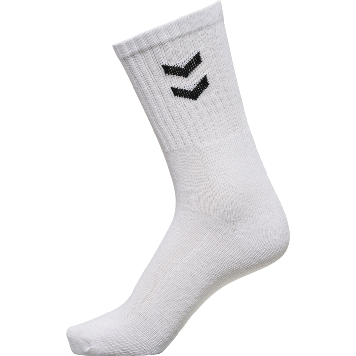 Hummel Basic Socken Socks 3-Pack - Sportsocken, Tennissocken - weiß