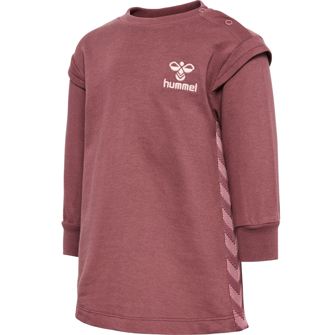 Hummel Hmlolga Sweat Dress - rose brown