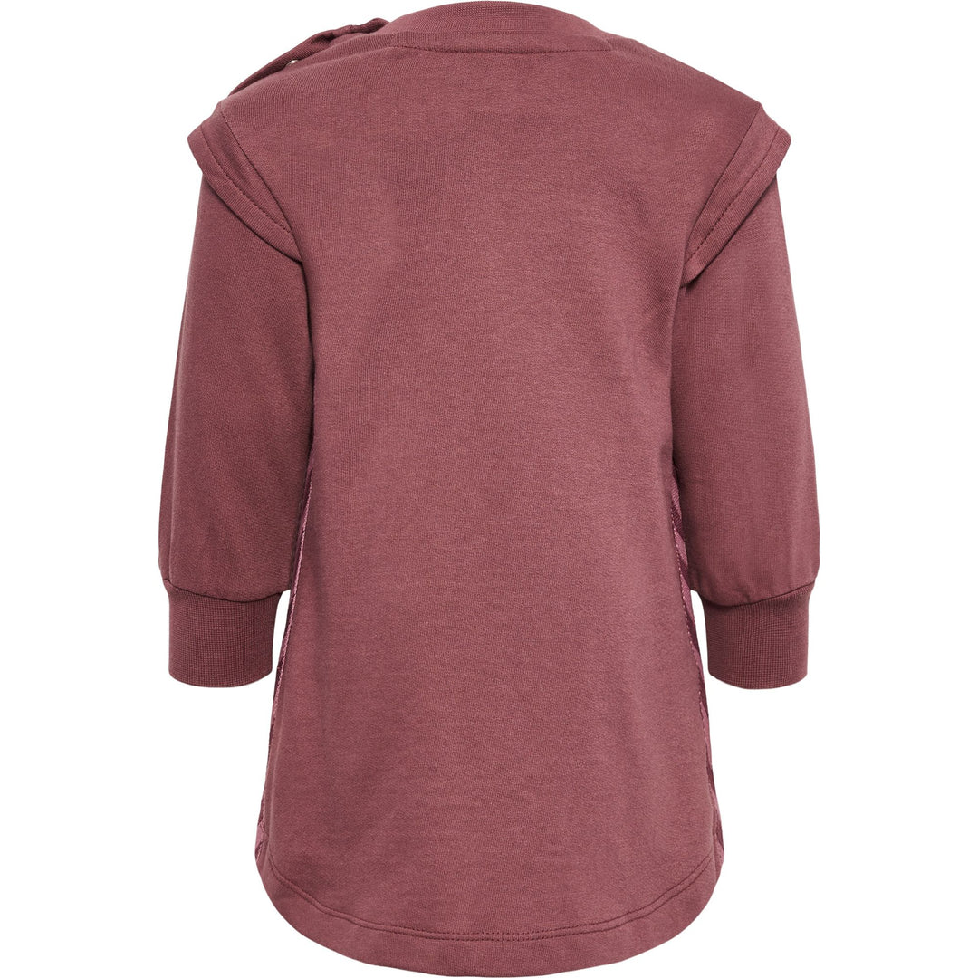 Hummel Hmlolga Sweat Dress - rose brown