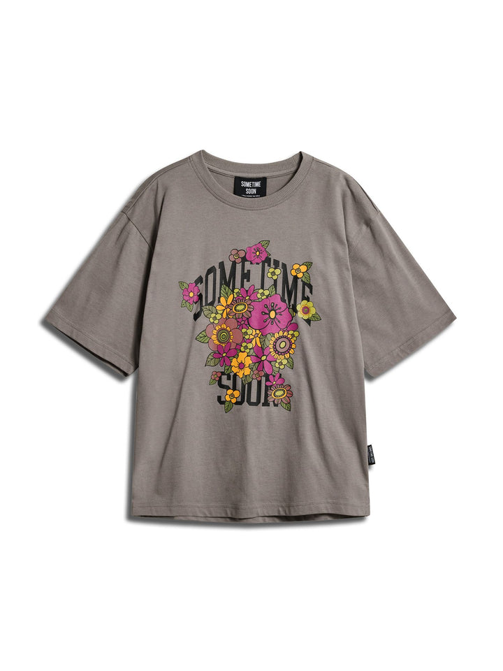 Hummel stsJESSIE T-SHIRT - STEEPLE GRAY - 140 - steeple gray