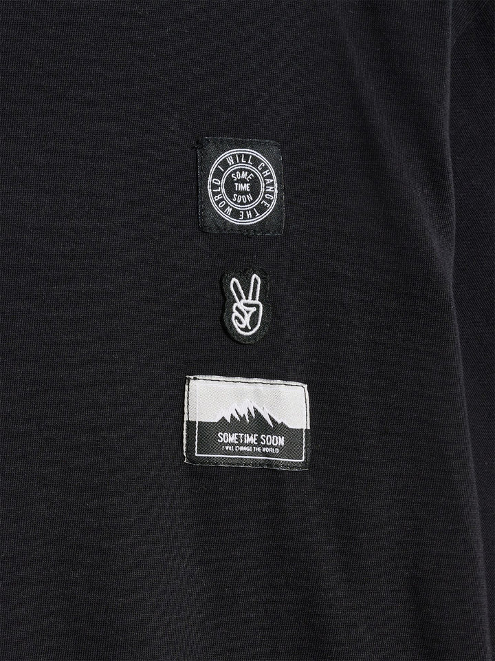 Hummel stsTHIAGO T-SHIRT - BLACK - 164 - black
