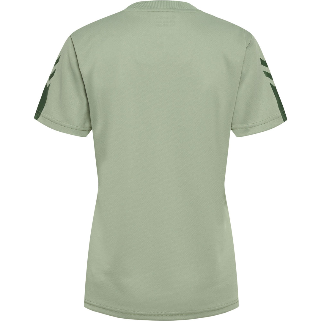 Hummel Hmlactive Pl Jersey S/S Woman - desert sage