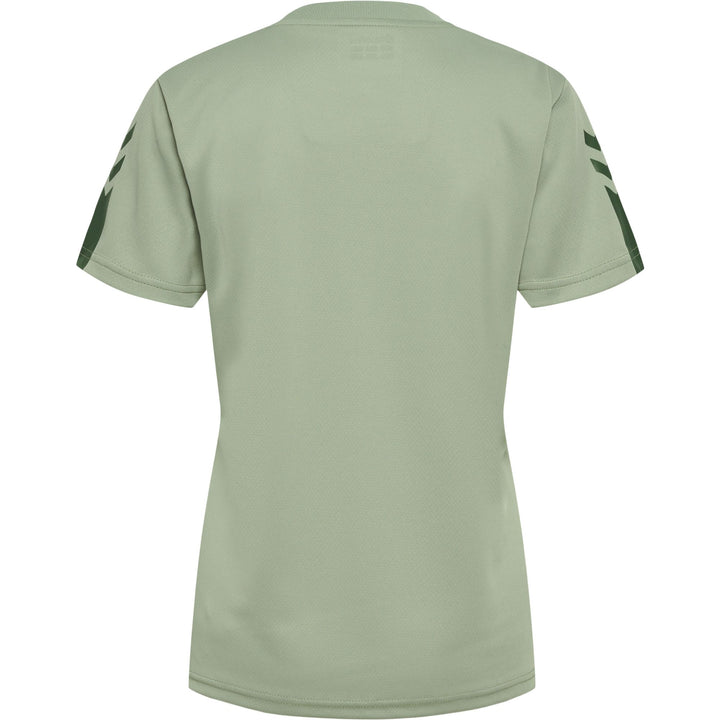 Hummel Hmlactive Pl Jersey S/S Woman - desert sage