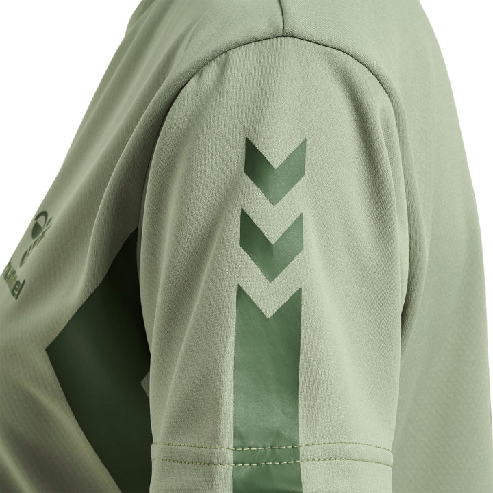 Hummel Hmlactive Pl Jersey S/S Woman - desert sage