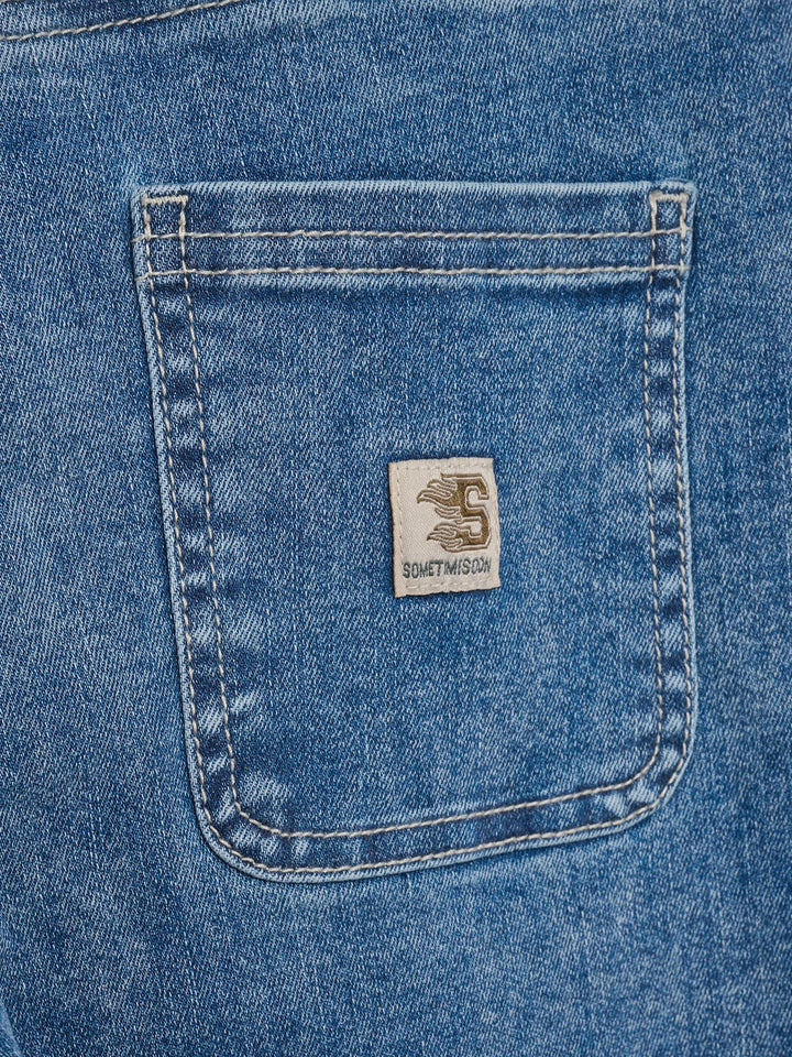 Hummel stsMETTLER JEANS - LIGHT BLUE DENIM - 164 - light blue denim