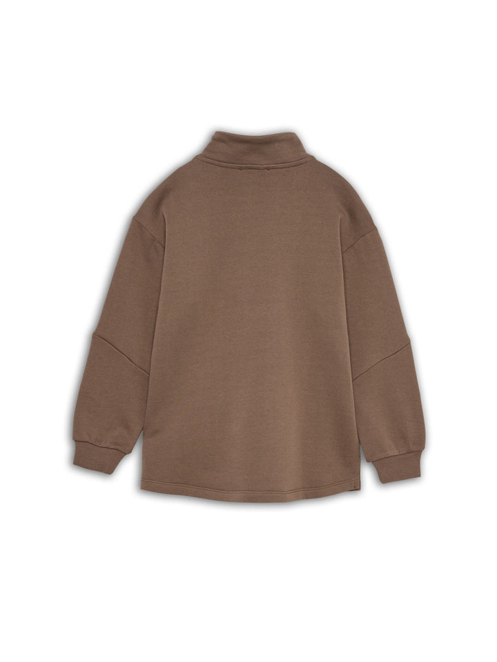 Hummel stsJONAS HALF ZIP - FOSSIL - 164 - fossil