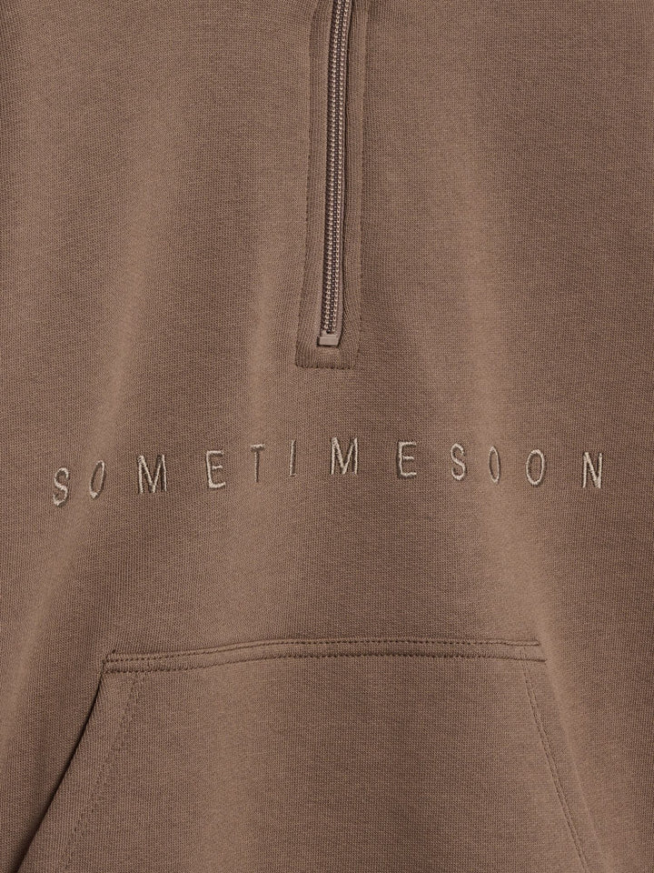 Hummel stsJONAS HALF ZIP - FOSSIL - 164 - fossil