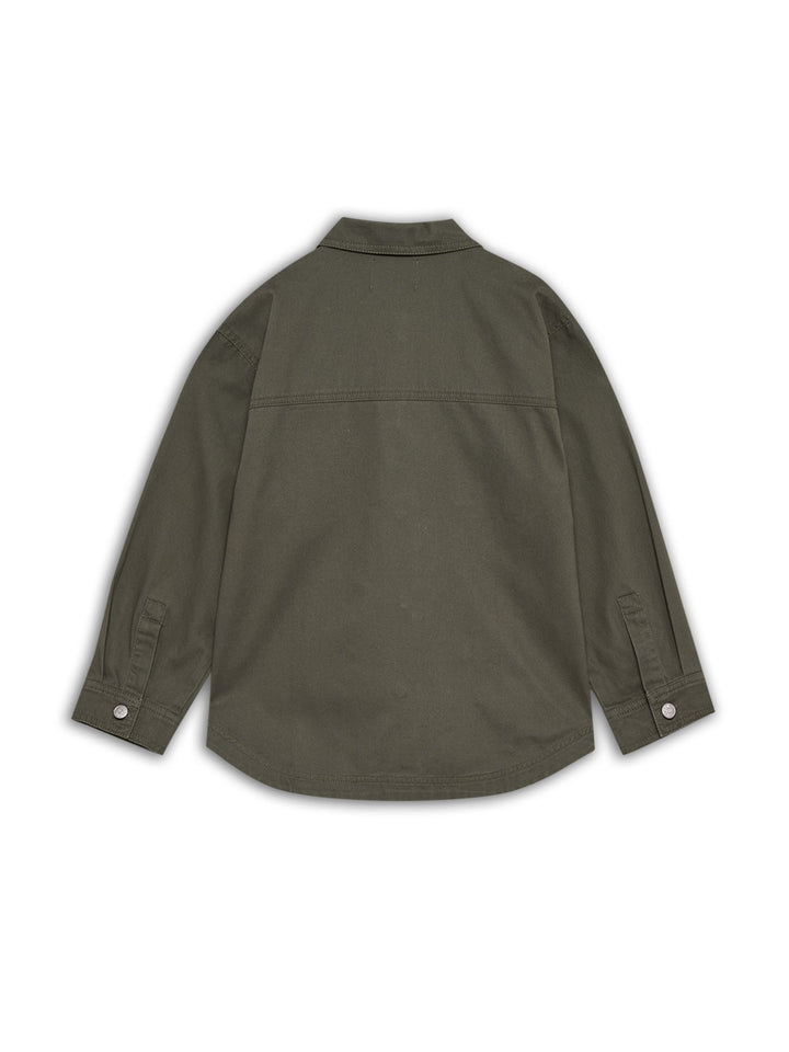 Hummel stsARK OVERSHIRT - DUSTY OLIVE - 164 - dusty olive