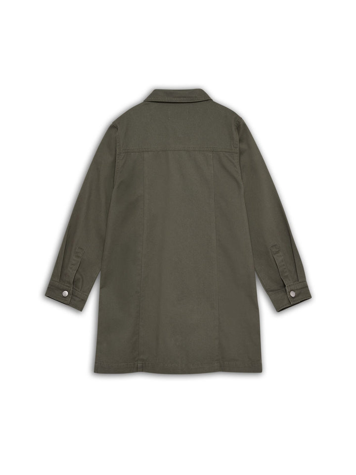 Hummel stsAMARA DRESS - DUSTY OLIVE - 164 - dusty olive