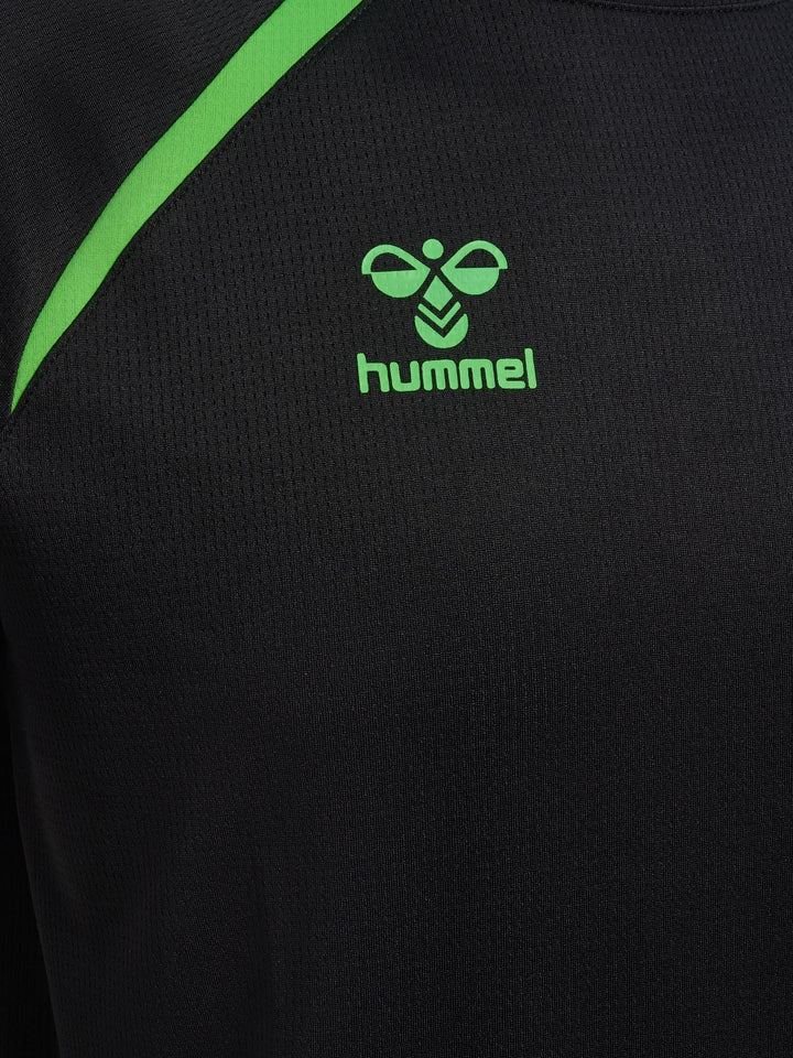 Hummel Hmllead 2.0 Jersey S/S - black/green gecko