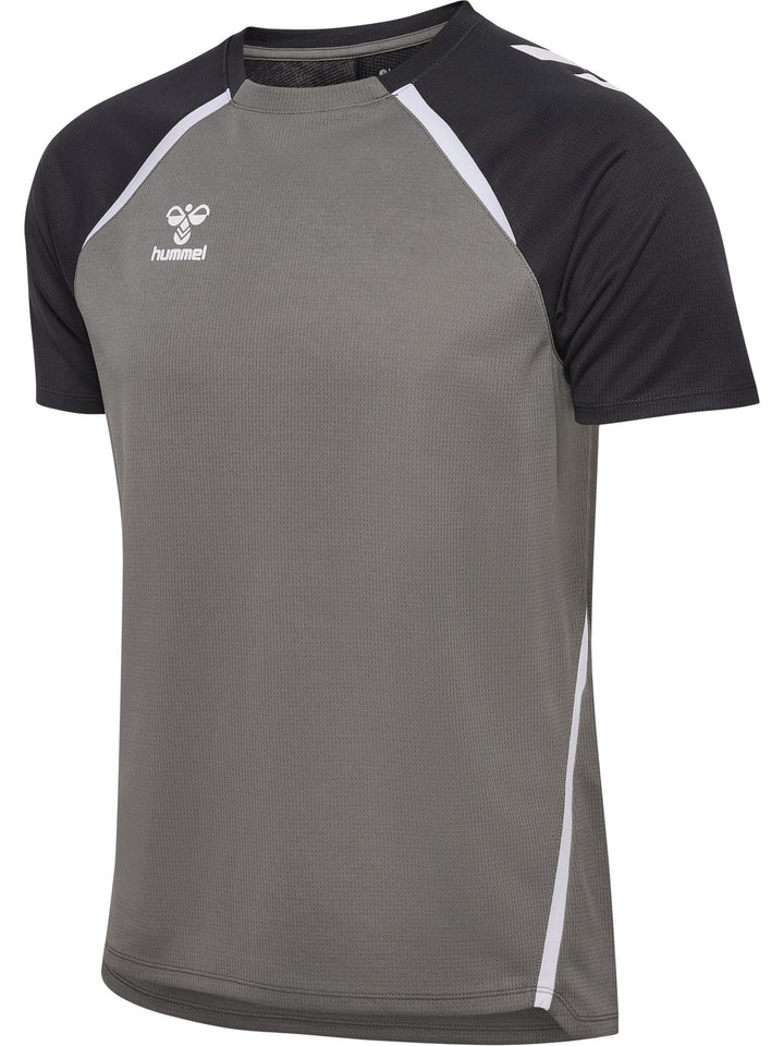 Hummel Hmllead 2.0 Jersey S/S - steel gray/asphalt