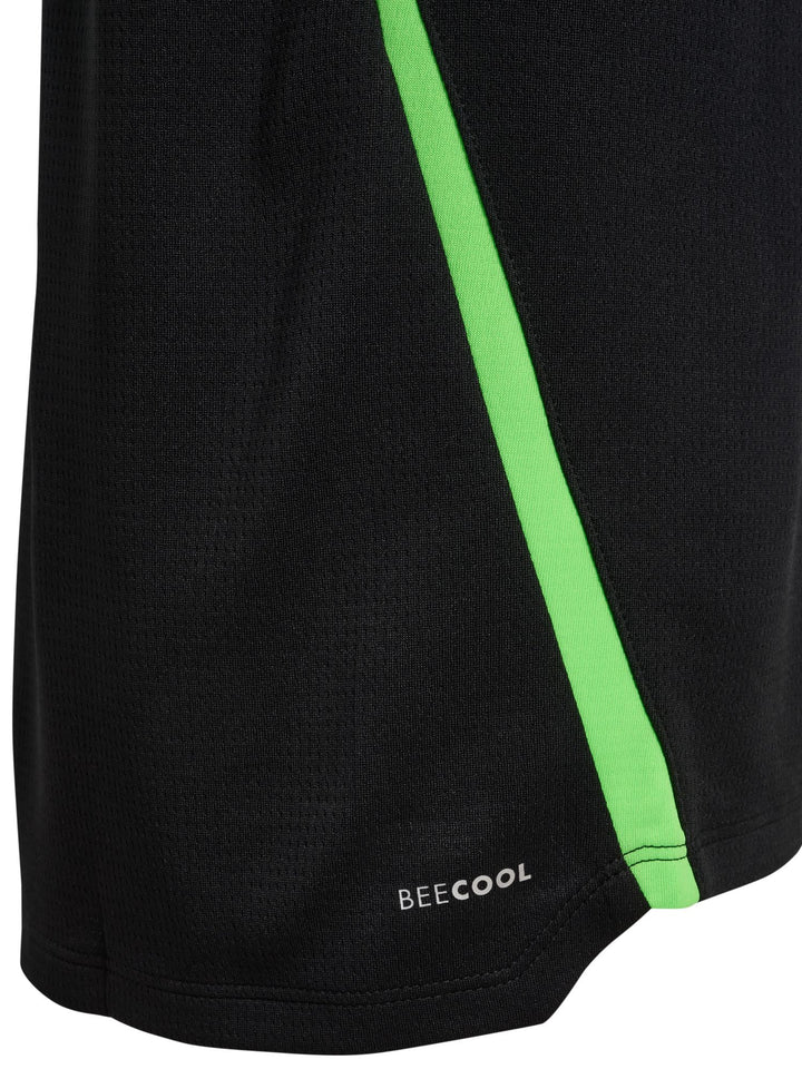 Hummel Hmllead 2.0 Jersey S/S Kids - black/green gecko