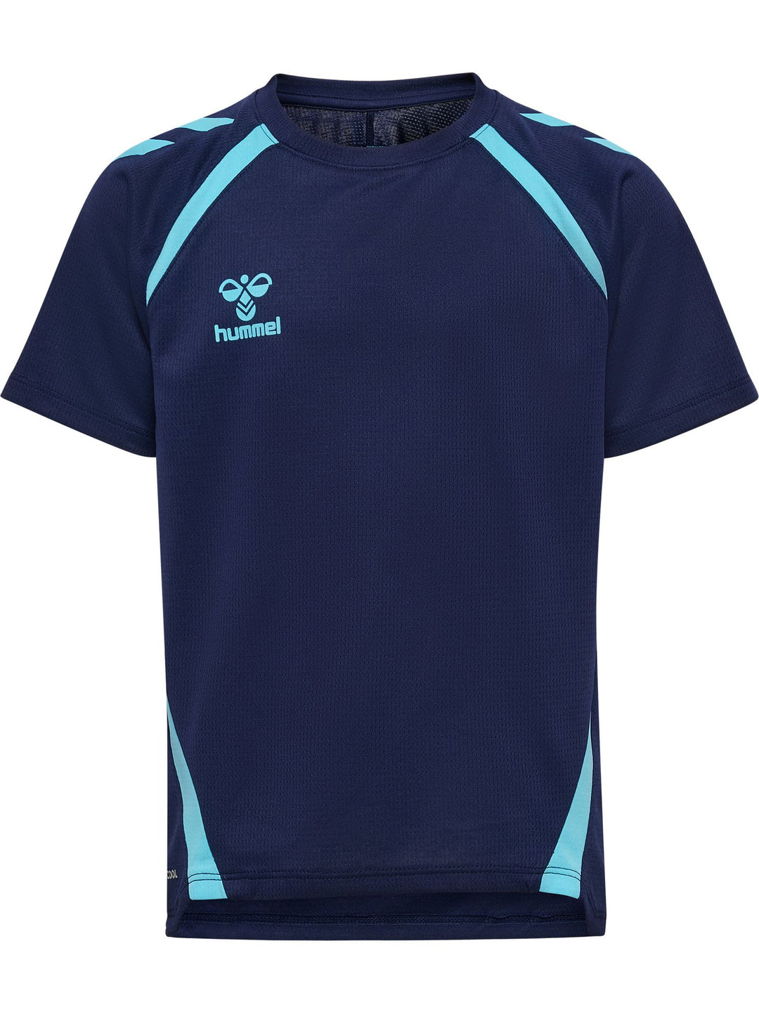 Hummel Hmllead 2.0 Jersey S/S Kids - marine/blue fish