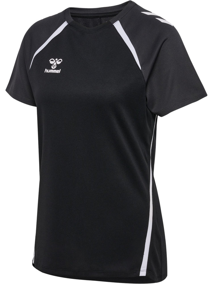Hummel Hmllead 2.0 Jersey S/S Woman - black/asphalt