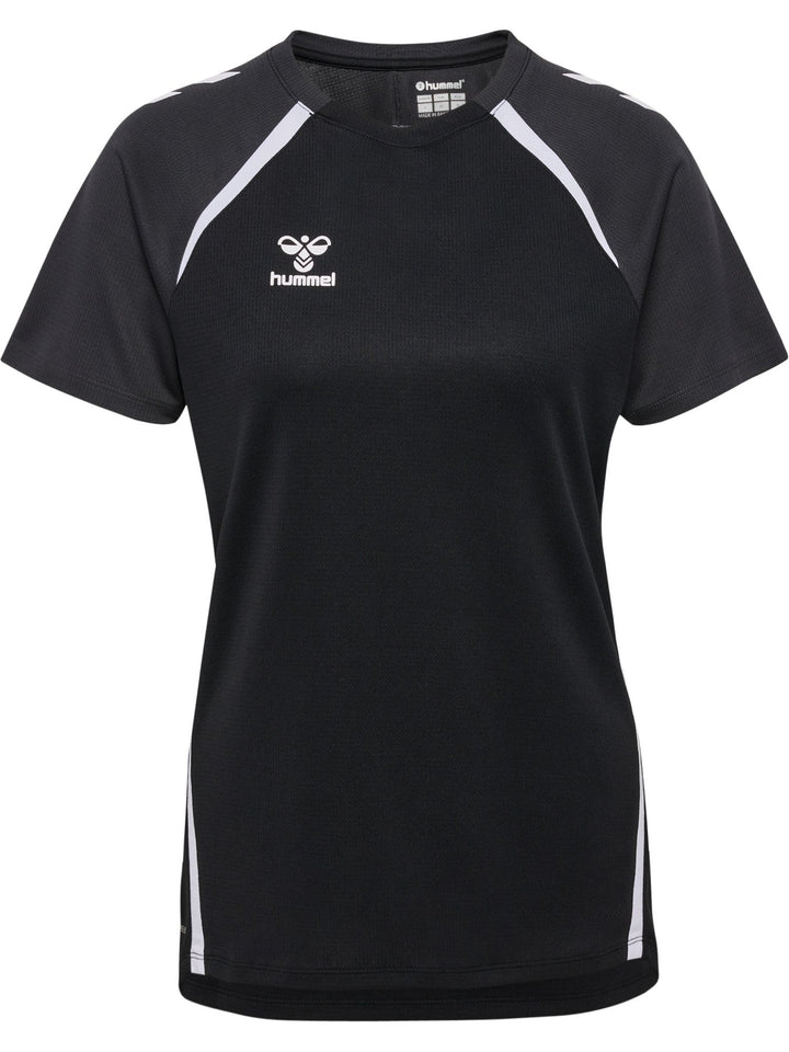 Hummel Hmllead 2.0 Jersey S/S Woman - black/asphalt