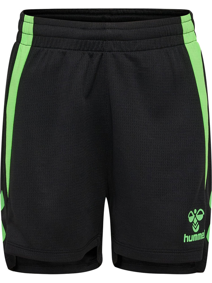 Hummel Hmllead 2.0 Shorts Kids - black/green gecko