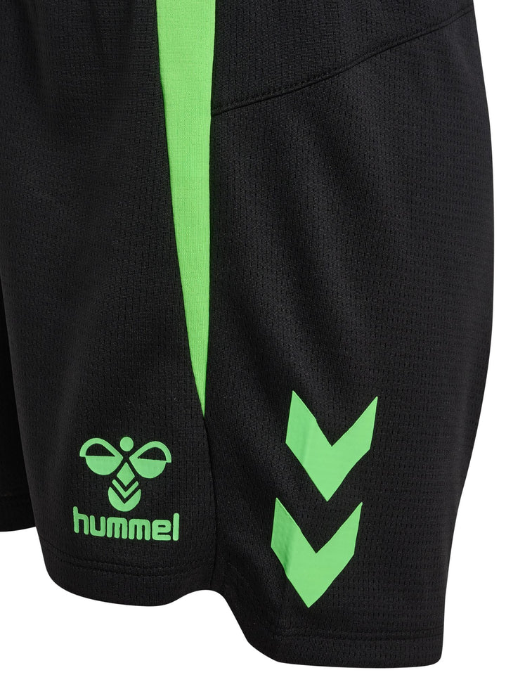 Hummel Hmllead 2.0 Shorts Kids - black/green gecko