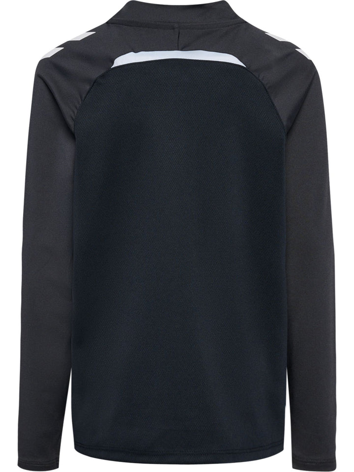 Hummel hmlLEAD 2.0 HALF ZIP KIDS - BLACK/ASPHALT