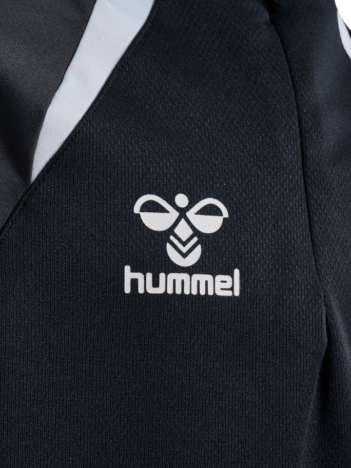 Hummel hmlLEAD 2.0 HALF ZIP KIDS - BLACK/ASPHALT