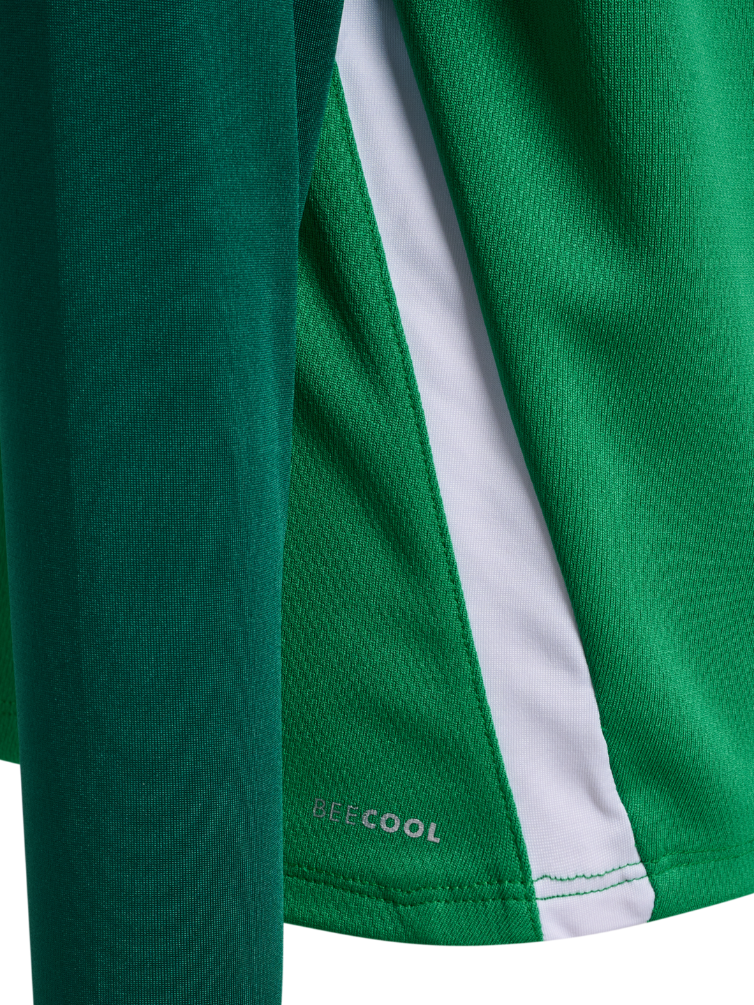 Hummel Hmllead 2.0 Half Zip Kids - jelly bean/evergreen