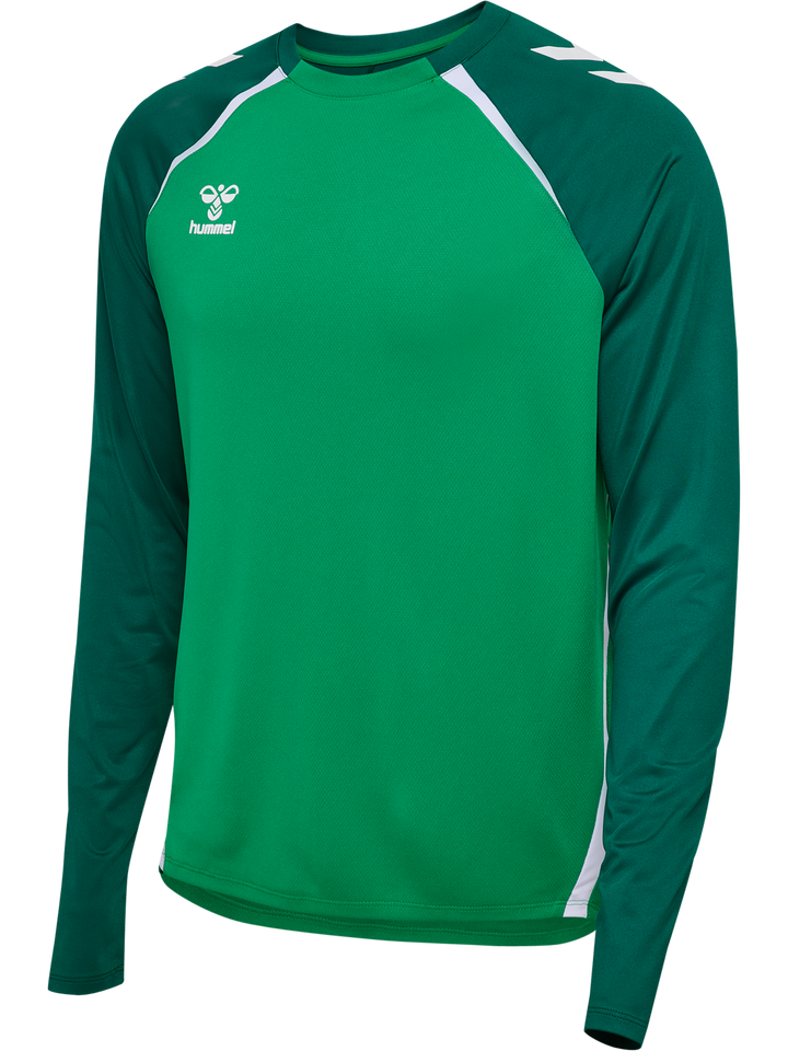 Hummel Hmllead 2.0 Crew Sweat - jelly bean/evergreen
