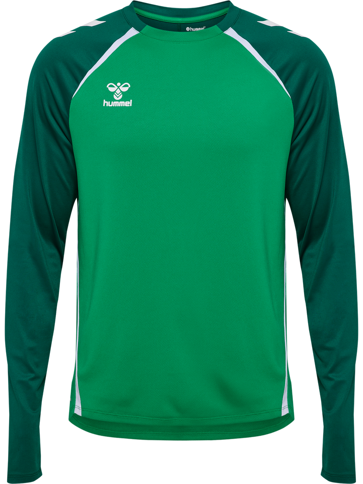 Hummel Hmllead 2.0 Crew Sweat - jelly bean/evergreen