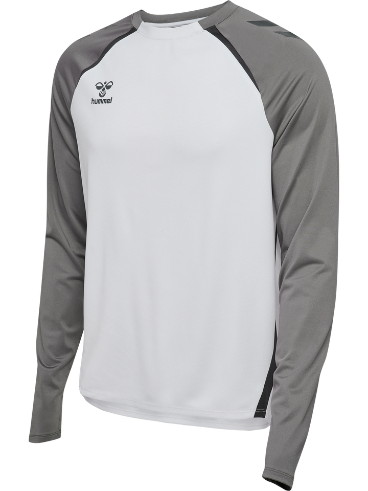 Hummel Hmllead 2.0 Crew Sweat - white/steel gray