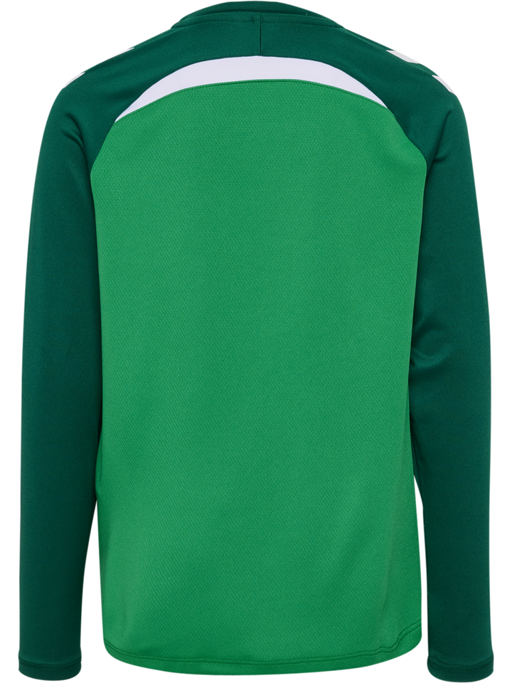 Hummel Hmllead 2.0 Crew Sweat Kids - jelly bean/evergreen