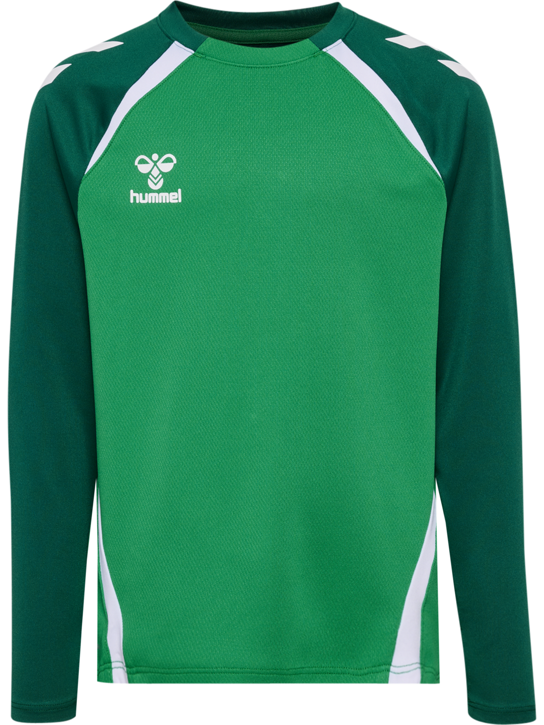 Hummel Hmllead 2.0 Crew Sweat Kids - jelly bean/evergreen