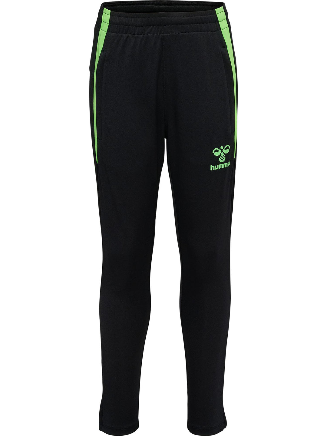 Hummel Hmllead 2.0 Training Pants Kids - black/green gecko